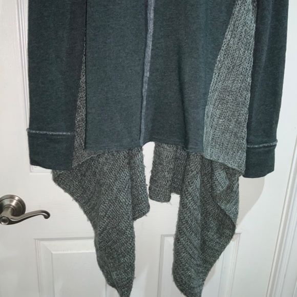 Anthropologie Saturday Sunday Cozy Casado Cardigan Sz S waterfall front - Picture 7 of 10